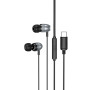 Проводные вакуумные наушники BOROFONE BM95 Type-C 1.2m, Black