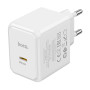 Сетевое зарядное устройство HOCO CS13A Ocean single port Type-C PD20W 20W, White