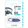 USB - флешка Wibrand USB 2.0 Aligator 64Gb, Blue