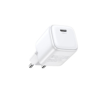 Мережевий зарядний пристрій UGREEN CD318 Nexode Type-C PD20W / QC3.0 GaN Fast Charger, White
