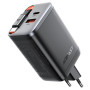 Сетевое зарядное устройство ACEFAST A111 PD67W / QC4.0 with retractable cable, Black