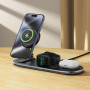 Беспроводное зарядное устройство ACEFAST E19 Qi2 desktop 3-in-1 wireless charging holder, Black