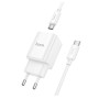 Сетевое зарядное устройство HOCO C148A Charm single port PD30W Type-C to Type-C, White