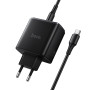 Мережевий зарядний пристрій HOCO C160A Type-C PD65W / USB QC3.0 with cable, Black