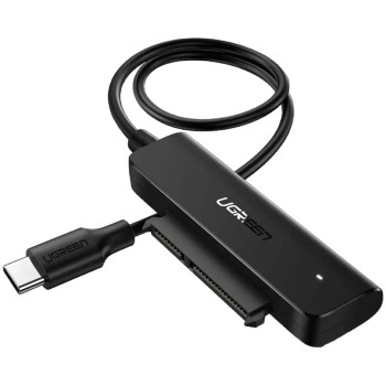 Адаптер подключения HDD / SSD UGREEN CM321 Type-C 3.0 to 2.5-Inch SATA Converter 50cm, Black