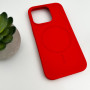 Чохол Cosmic Silicone Case Magnetic для iPhone 15 Pro Max, Red