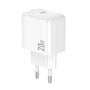 Сетевое зарядное устройство BOROFONE BAS43A PD20W 0.6A Potential single-port, White