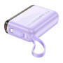 Портативная батарея Power Bank HOCO J139 Hero 22.5W + PD20W cable Lightning 10000mAh, Purple