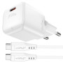 Мережевий зарядний пристрій ACEFAST A77 mini PD30W / QC3.0 2.5A, White