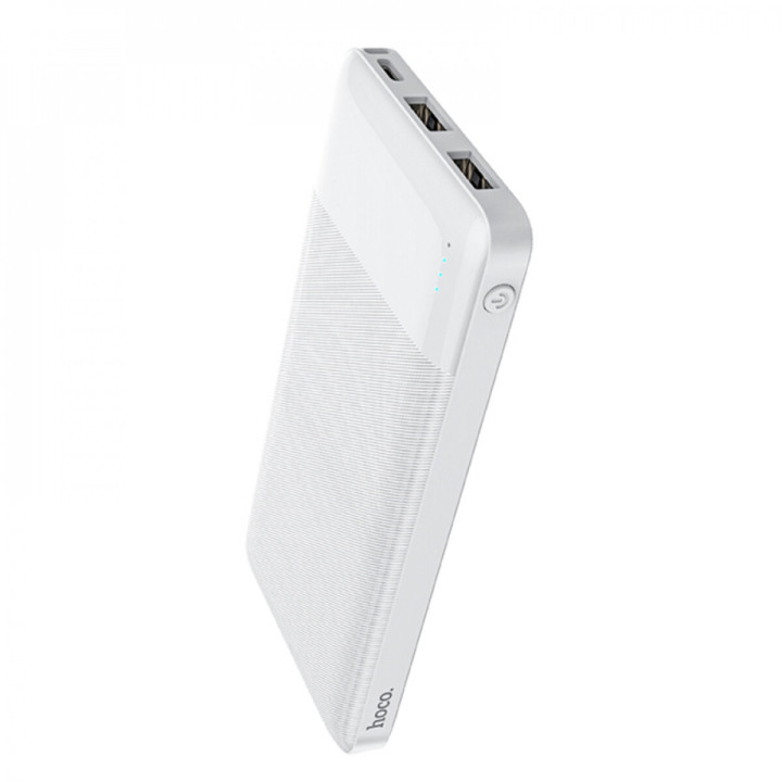 Портативна батарея Power Bank HOCO J72 USB / Type-C 10000mAh, White