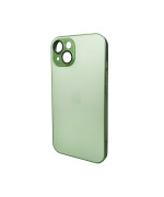 Чохол AG Glass Matt Frame Color для iPhone 15, Light Green