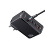Сетевое зарядное устройство Usams T50 PD100W / QC5.0 5A, Black