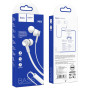 Наушники-гарнитура HOCO M86 Oceanic universal earphones with mic 1,2 м, White