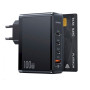 Сетевое зарядное устройство Usams T50 PD100W / QC5.0 5A, Black