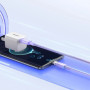 Кабель Baseus Explorer Series Fast Charging with Smart Temperature Control Type-C to Type-C 100W 1m, Nebula Purple