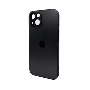 Чохол AG Glass Matt Frame Color для iPhone 15, Graphite Black