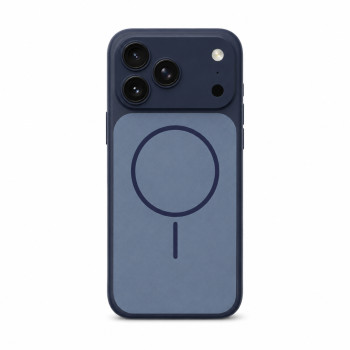 Чехол Silicone MAG COVER для iPhone 17 Pro Max, Dark Blue