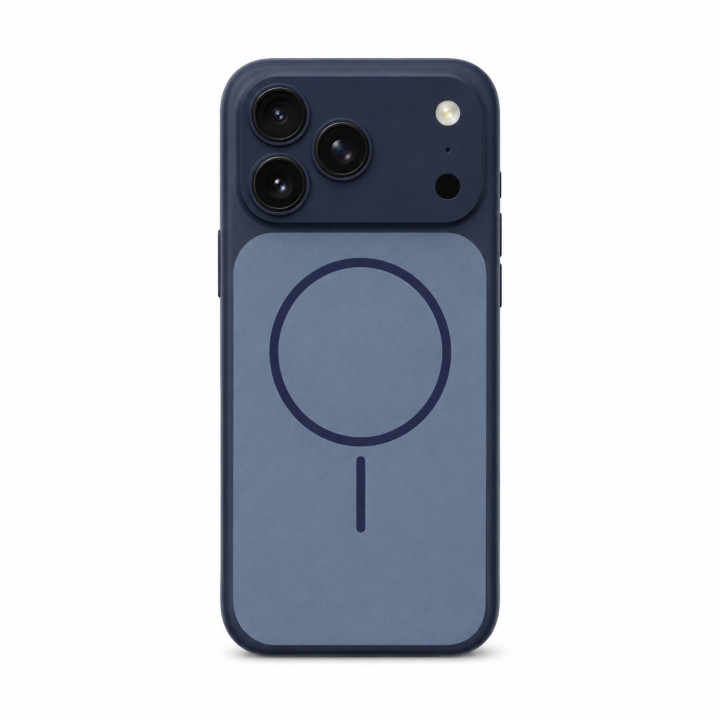 Чохол Silicone MAG COVER для iPhone 17 Pro Max, Dark Blue