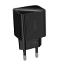 Мережевий зарядний пристрій HOCO CS82A PD20W charger with digital display (EU), Black
