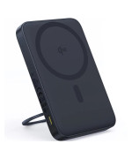 Внешний аккумулятор Power Bank Baseus PicoGo Qi2 Type-C PD20W с беспроводной зарядкой 5000mAh, Black
