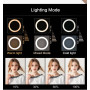 Кольцевая лампа NNHQ-12N (35см), Black