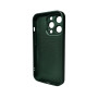 Чехол AG Glass Matt Frame Color для iPhone 15 Pro, Green