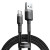 Data Кабель Baseus CATKLF-BG1 Cafule Cable USB to Type-C 3A 1m, Gray-Black