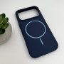 Чохол Cosmic Silicone Case Magnetic для iPhone 17 Pro Max, Dark Blue
