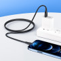 Data - кабель HOCO X71 USB-A to Lightning, Black