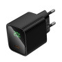 Мережевий зарядний пристрій HOCO CS82A PD20W charger with digital display (EU), Black
