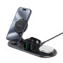 Беспроводное зарядное устройство ACEFAST E19 Qi2 desktop 3-in-1 wireless charging holder, Black