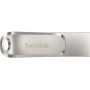 Флешка Flash SanDisk USB 3.1 Ultra Dual Luxe Type-C 128Gb (150 Mb/s), Silver