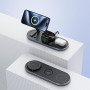 Беспроводное зарядное устройство ACEFAST E19 Qi2 desktop 3-in-1 wireless charging holder, Black