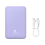Внешний аккумулятор Power Bank Baseus Magnetic Mini Wireless 20000mAh 20W, Purple