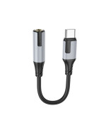 Адаптер BOROFONE BV19 Type-C to 3.5mm, Black