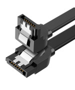 Data Cable UGREEN US217 UGR-30797 Angled SATA 3 0.5m, Black