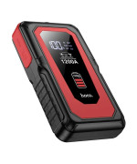 Автомобильное пуско - зарядное устройство HOCO QS3 Power Bank 10000mAh, Black-Red