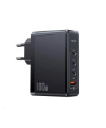 Сетевое зарядное устройство Usams T50 PD100W / QC5.0 5A, Black