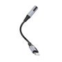 Адаптер BOROFONE BV19 Type-C to 3.5mm, Black