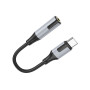 Адаптер BOROFONE BV19 Type-C to 3.5mm, Black