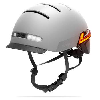 Захисний шолом Livall BH51M NEO - LED-сигнали, Bluetooth-акустика, пульт, програма, Sandstone Gray