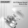 Бездротові Bluetooth навушники ESSAGER (color box) 300 mAh, White