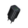 Мережевий зарядний пристрій BOROFONE BAS82A QC3.0, Black