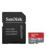 Карта пам'яті microSDXC SanDisk Ultra (UHS-1) 64Gb class 10