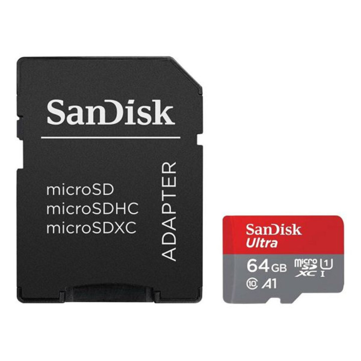Карта пам'яті microSDXC SanDisk Ultra (UHS-1) 64Gb class 10