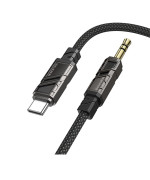Перехідник BOROFONE BL22 Dignity Digital Audio Conversion Cable AUX to Type-C, Black