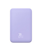Внешний аккумулятор Power Bank Baseus Magnetic Mini Wireless 20000mAh 20W, Purple ( PPCX150005 )