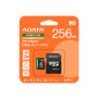 Карта пам'яті microSDXC A-DATA SPEED PLUS 256Gb Class 10 з адаптером SD, Black
