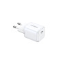 Сетевое зарядное устройство UGREEN CD318 Nexode Type-C PD20W / QC3.0 GaN Fast Charger, White