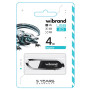 USB - флешка Wibrand USB 2.0 Aligator 4Gb, Black
